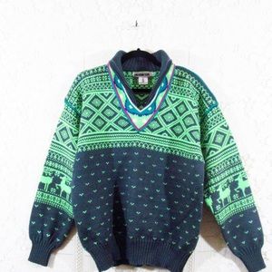 80’s Vintage OBERMEYER Thick Winter Sweater